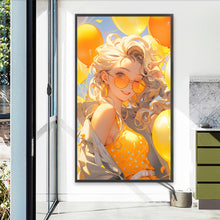 Load image into Gallery viewer, Bright Girl 40*70CM(Picture) Full Round Drill Diamond Painting