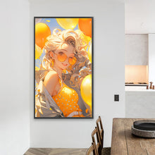 Load image into Gallery viewer, Bright Girl 40*70CM(Picture) Full Round Drill Diamond Painting