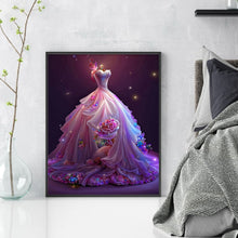 Load image into Gallery viewer, Huancan - Flower Dress - 40*50CM 11CT 3 Stamped Cross Stitch