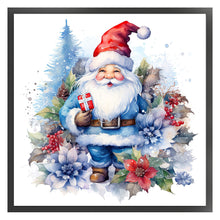 Load image into Gallery viewer, Huancan - Blue Santa Claus - 50*50CM 11CT 3 Stamped Cross Stitch