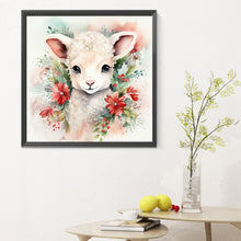 Load image into Gallery viewer, Christmas Winter Sheep 30*30CM(Canvas) Full Round Drill Diamond Painting