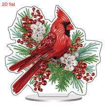 Load image into Gallery viewer, 2D Flat Cardinal DIY Diamond Painting Tabletop Ornaments Kit for Home Office