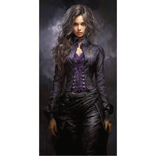 Load image into Gallery viewer, Yishu - Dark-Haired Lady - 40*80CM 11CT 3 Stamped Cross Stitch