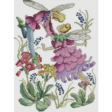 Load image into Gallery viewer, Joy Sunday - April Flower Fairy - 31*40CM 14CT 2 Stamped Cross Stitch