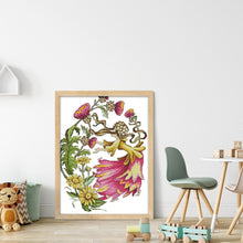 Load image into Gallery viewer, Joy Sunday - October Flower Fairy - 32*41CM 14CT 2 Stamped Cross Stitch