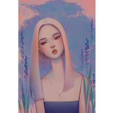 Load image into Gallery viewer, Yishu - Flower Girl - 40*60CM 11CT 3 Stamped Cross Stitch