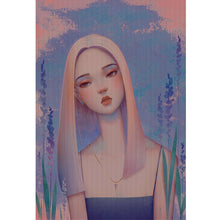 Load image into Gallery viewer, Yishu - Flower Girl - 40*60CM 11CT 3 Stamped Cross Stitch