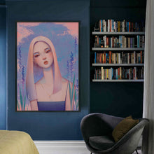 Load image into Gallery viewer, Yishu - Flower Girl - 40*60CM 11CT 3 Stamped Cross Stitch