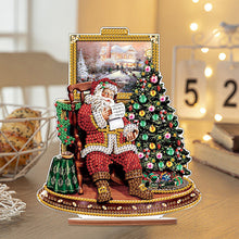 Load image into Gallery viewer, Christmas Wooden Santa Diamond Painting Tabletop Ornaments Kit for Table Office Decor (6)