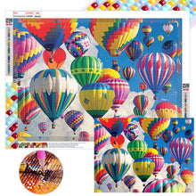 Load image into Gallery viewer, Hot Air Balloon 60*45CM(Canvas) Full Square Drill Diamond Painting