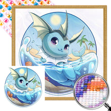 Load image into Gallery viewer, Vaporeon 30*30CM(Picture) Full Round Drill Diamond Painting