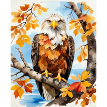 Load image into Gallery viewer, Huancan - Eagle In The Woods - 40*50CM 11CT 3 Stamped Cross Stitch