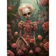 Load image into Gallery viewer, Skullgirl 30*40CM(Canvas) Full Round Drill Diamond Painting