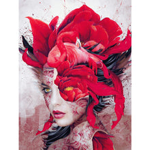 Load image into Gallery viewer, Yishu - Flowers And Girls - 40*56CM 11CT 3 Stamped Cross Stitch