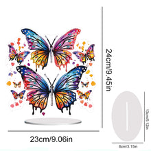 Load image into Gallery viewer, Butterfly Round+Special Shape Diamond Painting Art Tabletop Ornaments Kit