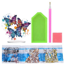 Load image into Gallery viewer, Butterfly Round+Special Shape Diamond Painting Art Tabletop Ornaments Kit