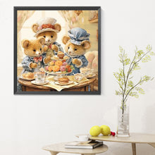 Load image into Gallery viewer, Warm Animal Family 30*30CM(Canvas) Full Round Drill Diamond Painting