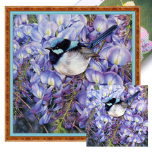 Load image into Gallery viewer, Huancan - Warbler - 50*50CM 11CT 3 Stamped Cross Stitch