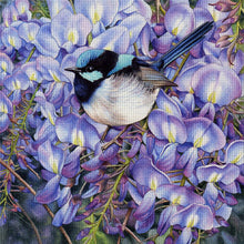 Load image into Gallery viewer, Huancan - Warbler - 50*50CM 11CT 3 Stamped Cross Stitch