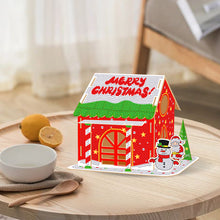 Load image into Gallery viewer, Wooden Diamond Painting Desktop Decor for Office Desktop Decor (Christmas House)