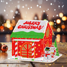 Load image into Gallery viewer, Wooden Diamond Painting Desktop Decor for Office Desktop Decor (Christmas House)