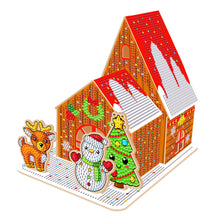 Load image into Gallery viewer, Wooden Diamond Painting Desktop Decor for Office Desktop Decor (Biscuit House)
