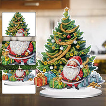 Load image into Gallery viewer, Christmas Diamond Painting Desktop Ornaments Kit for Home Office Desktop Decor (Santa)