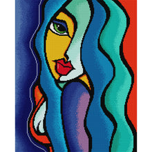 Load image into Gallery viewer, Joy Sunday - Abstract Painting - 40*47CM 14CT 2 Stamped Cross Stitch