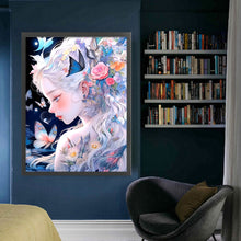 Load image into Gallery viewer, Yishu - Dream Girl - 50*65CM 11CT 3 Stamped Cross Stitch