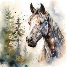 Load image into Gallery viewer, Horse 35*35CM(Canvas) Full Round Drill Diamond Painting