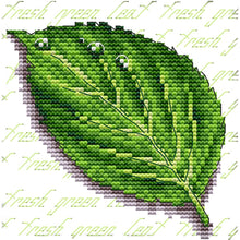 Load image into Gallery viewer, Joy Sunday - Leaves - 20*20CM 11CT 3 Stamped Cross Stitch