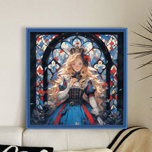 Load image into Gallery viewer, Yishu - Girl - 50*50CM 11CT 3 Stamped Cross Stitch