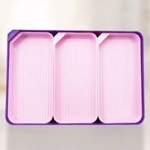 Load image into Gallery viewer, 4 Set Large Diamond Art Painting Bead Sorting Trays for DIY Art Craft (Pink)