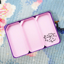 Load image into Gallery viewer, 4 Set Large Diamond Art Painting Bead Sorting Trays for DIY Art Craft (Pink)