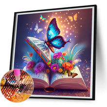 Load image into Gallery viewer, Colorful Butterfly 30*30CM(Canvas) Full Round Drill Diamond Painting