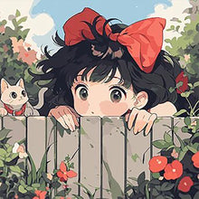 Load image into Gallery viewer, The Little Witch Outside The Fence 30*30CM(Canvas) Full Round Drill Diamond Painting