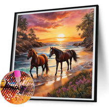 Load image into Gallery viewer, Horse 30*30CM(Canvas) Full Round Drill Diamond Painting