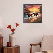 Load image into Gallery viewer, Horse 30*30CM(Canvas) Full Round Drill Diamond Painting