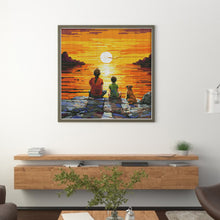 Load image into Gallery viewer, Joy Sunday - Sunrise At Sea - 44*44CM 14CT 2 Stamped Cross Stitch