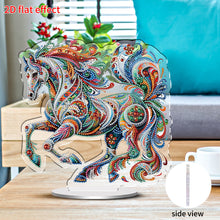 Load image into Gallery viewer, 2D Flat Gorgeous Horse DIY Desktop Diamond Art Kits for Home Office Decoration