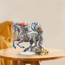 Load image into Gallery viewer, 2D Flat Gorgeous Horse DIY Desktop Diamond Art Kits for Home Office Decoration