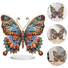 Load image into Gallery viewer, 2D Flat Gorgeous Butterfly DIY Desktop Diamond Art Kits for Home Office Decor