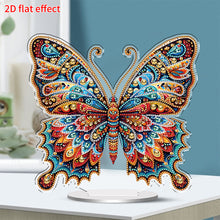 Load image into Gallery viewer, 2D Flat Gorgeous Butterfly DIY Desktop Diamond Art Kits for Home Office Decor