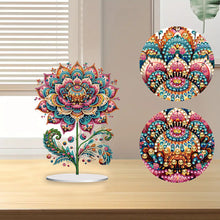 Load image into Gallery viewer, 2D Flat Gorgeous Flower DIY Desktop Diamond Art Kits for Home Office Decoration