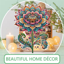 Load image into Gallery viewer, 2D Flat Gorgeous Flower DIY Desktop Diamond Art Kits for Home Office Decoration