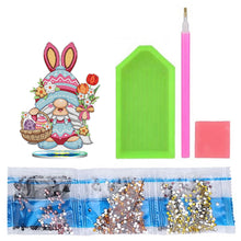Load image into Gallery viewer, DIY Diamond Painting Desktop Ornaments Kit for Office Decor (Easter Egg Gnome)