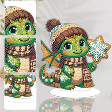 Load image into Gallery viewer, Baby Dinosaur Round Diamond Painting Desktop Decoration for Office Desktop Decor