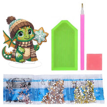 Load image into Gallery viewer, Baby Dinosaur Round Diamond Painting Desktop Decoration for Office Desktop Decor