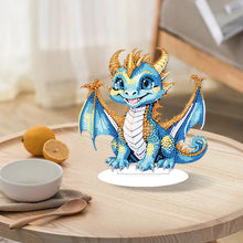 Load image into Gallery viewer, Baby Dinosaur Round Diamond Painting Desktop Decoration for Office Desktop Decor