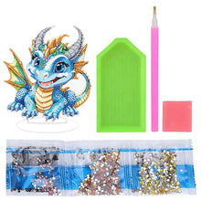 Load image into Gallery viewer, Baby Dinosaur Round Diamond Painting Desktop Decoration for Office Desktop Decor